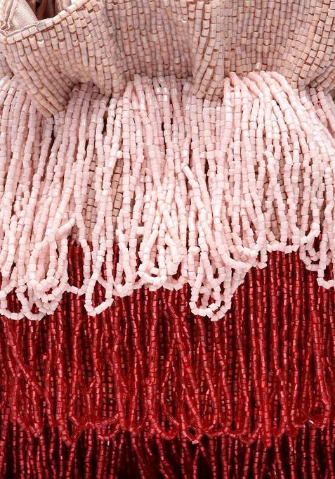 Embellished Tasselled Potli Clutch