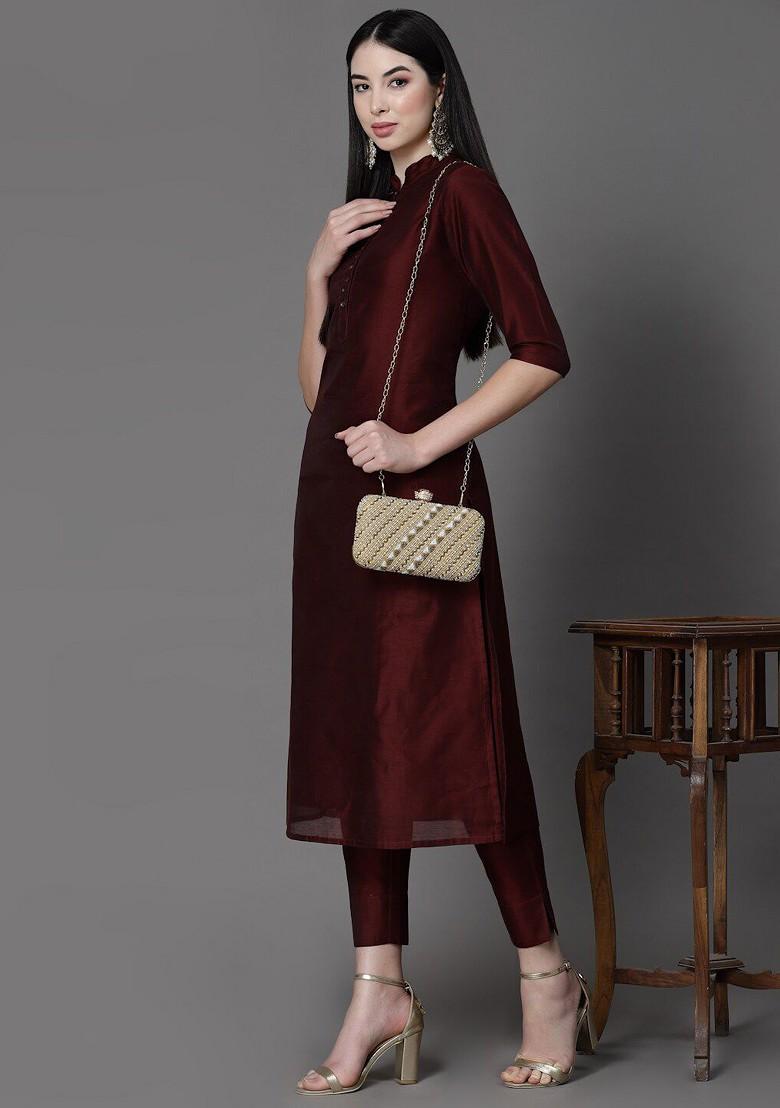 Embellished Shoulder Strap Buckle Detail Box Clutch