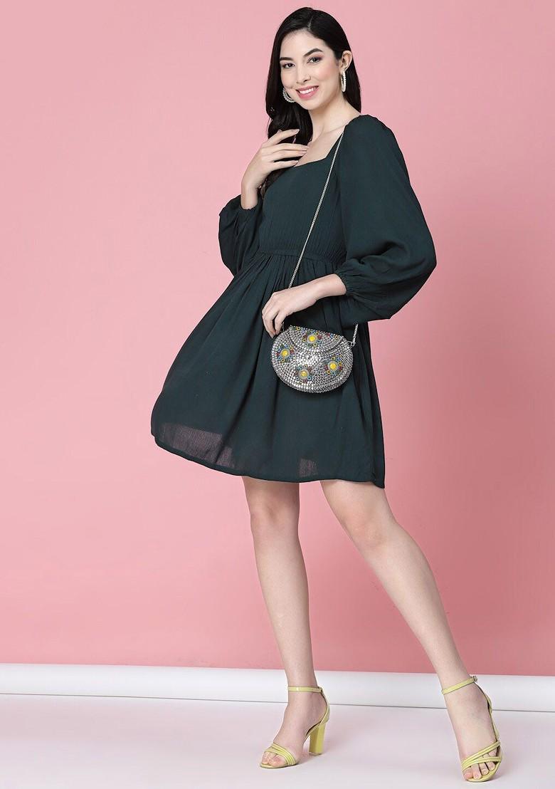 Embellished Foldover Clutch