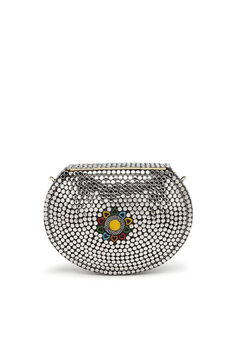 Embellished Foldover Clutch