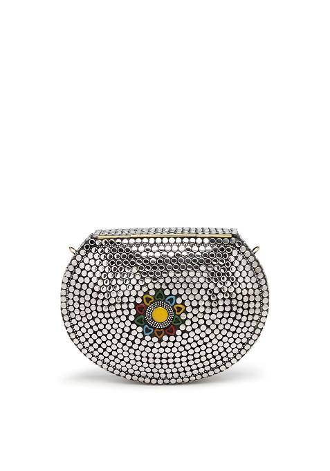Embellished Foldover Clutch