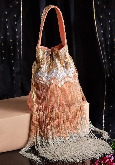 Embellished Tasselled Potli