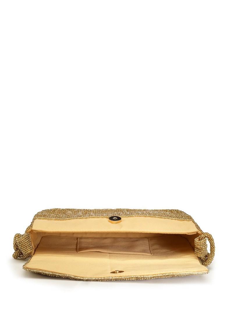 Embellished Foldover Clutch