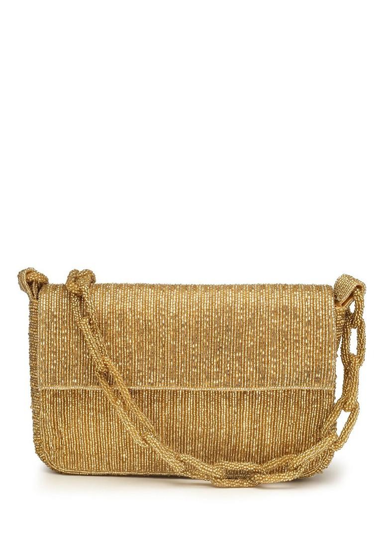 Embellished Foldover Clutch