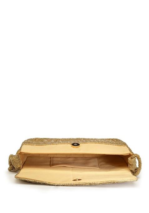 Embellished Foldover Clutch