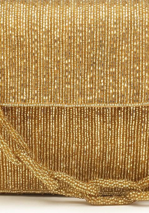 Embellished Foldover Clutch