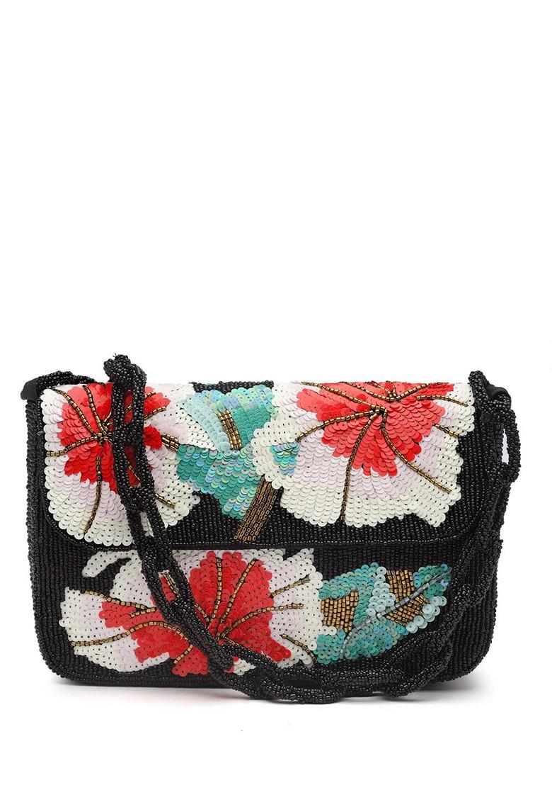 Embellished Foldover Clutch