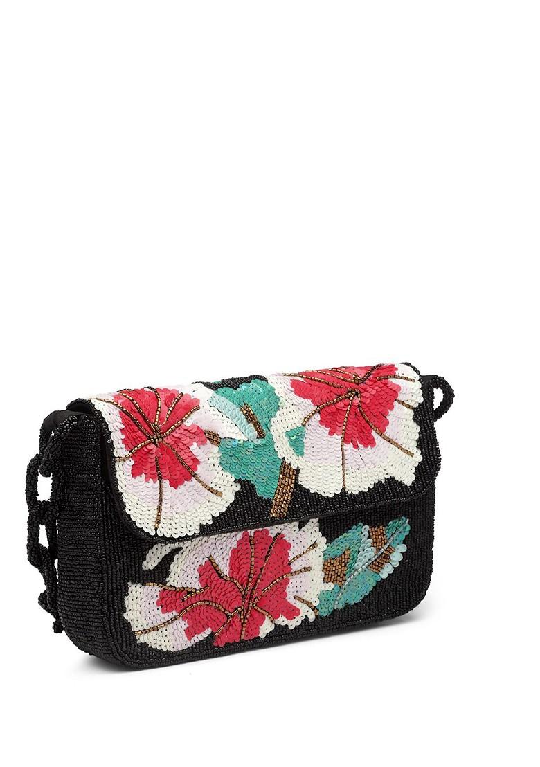 Embellished Foldover Clutch