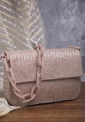 Embellished Foldover Clutch