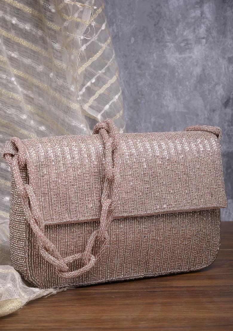 Embellished Foldover Clutch