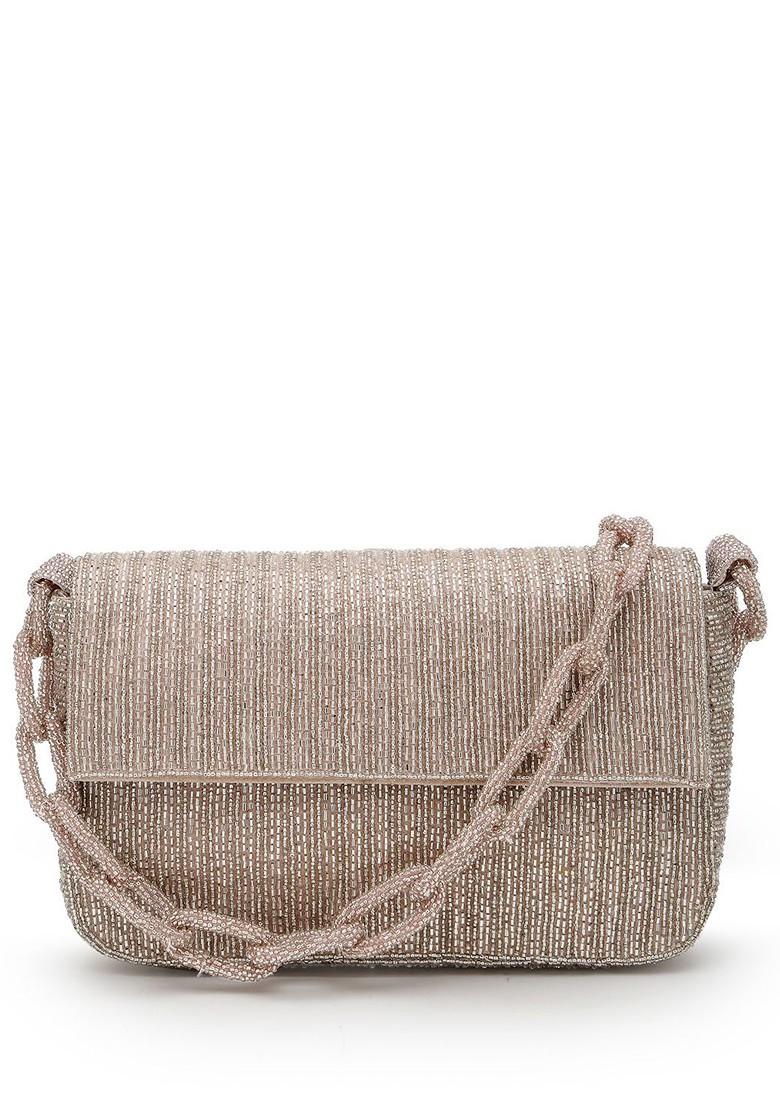 Embellished Foldover Clutch