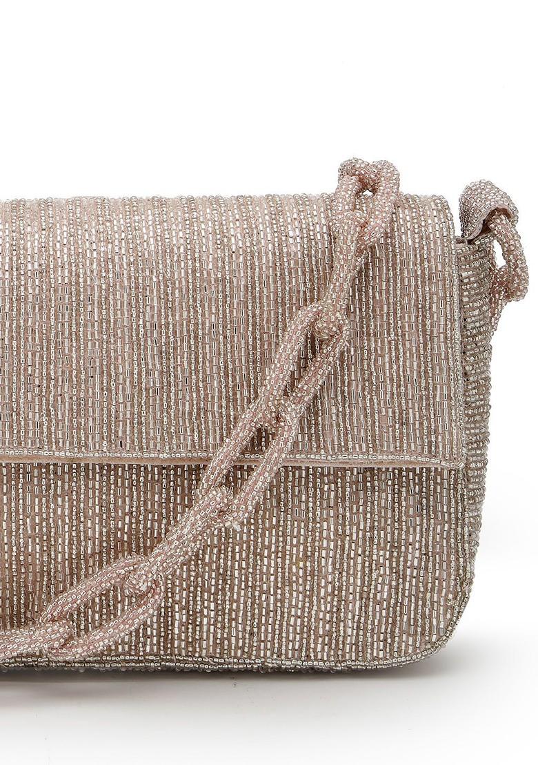 Embellished Foldover Clutch