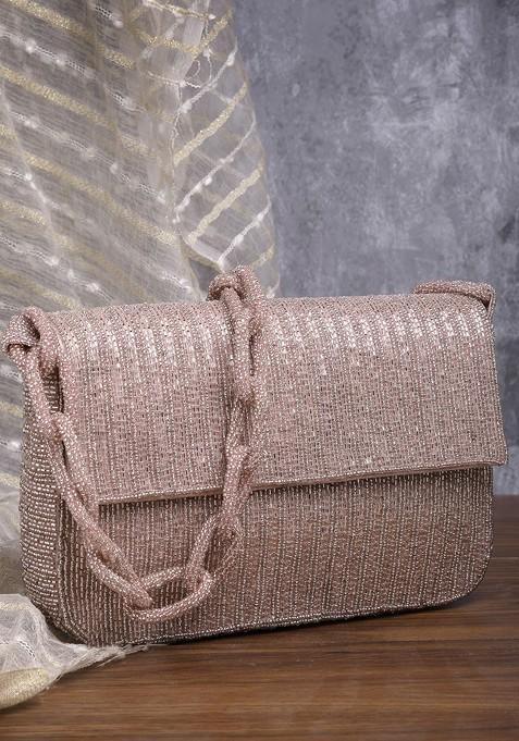 Embellished Foldover Clutch