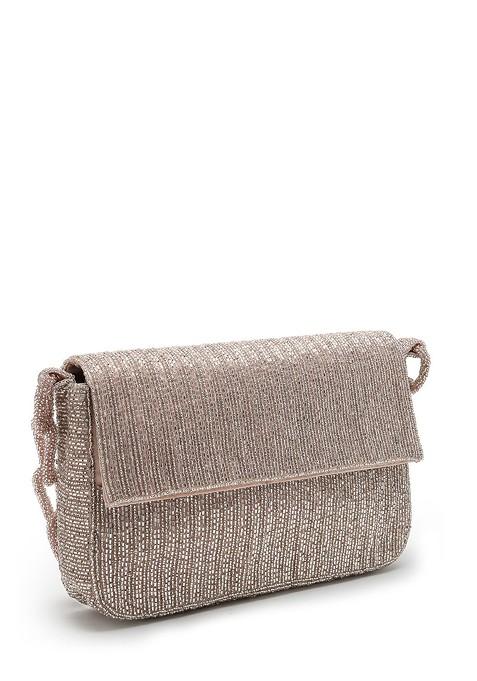 Embellished Foldover Clutch