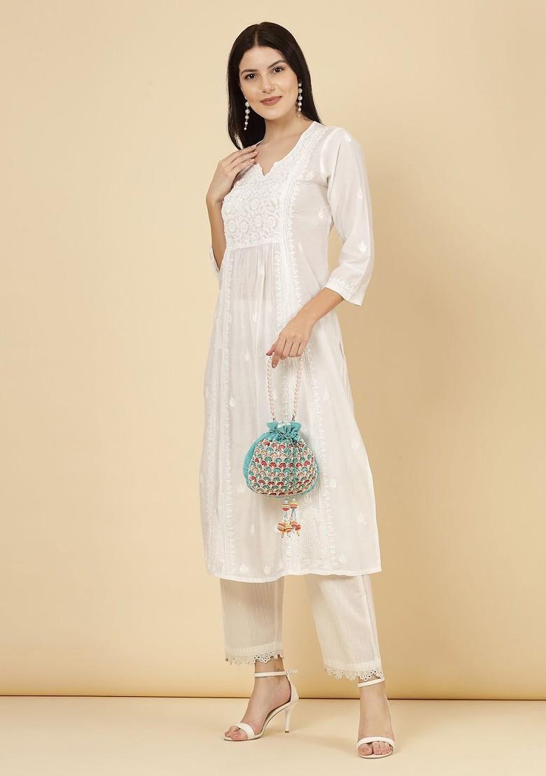 Embellished Tasselled Potli Clutch