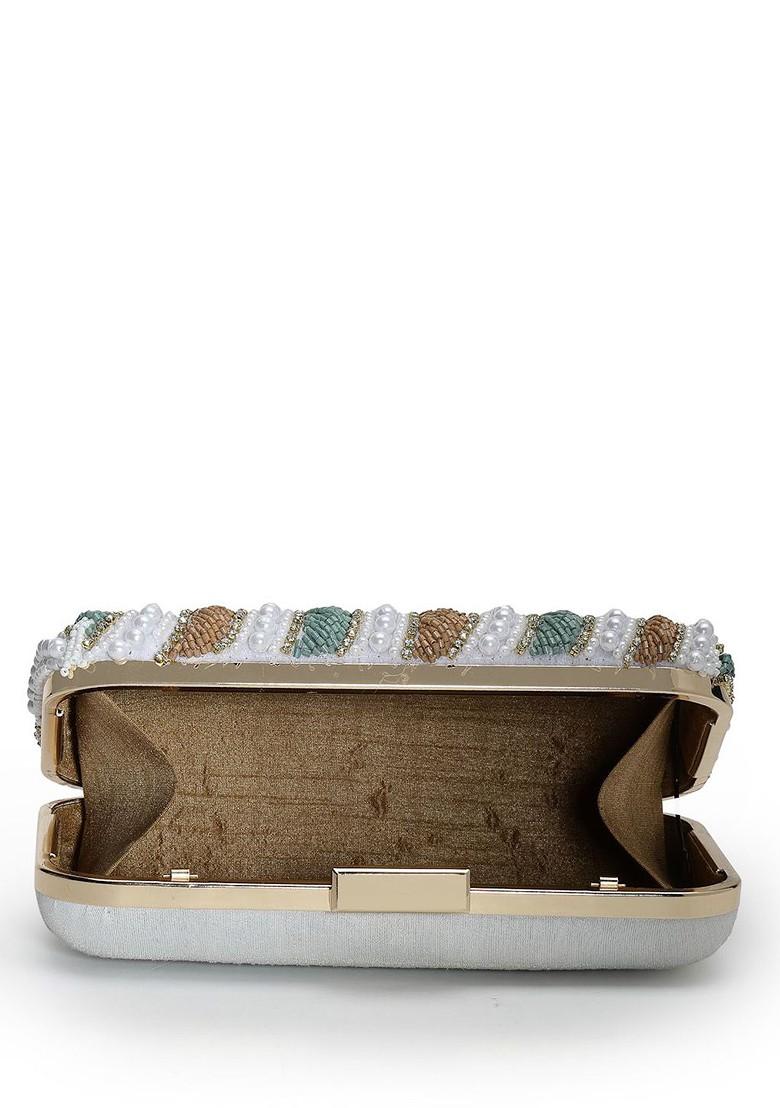 Embellished Box Clutch