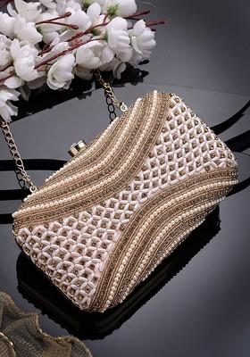 Embellished Box Clutch