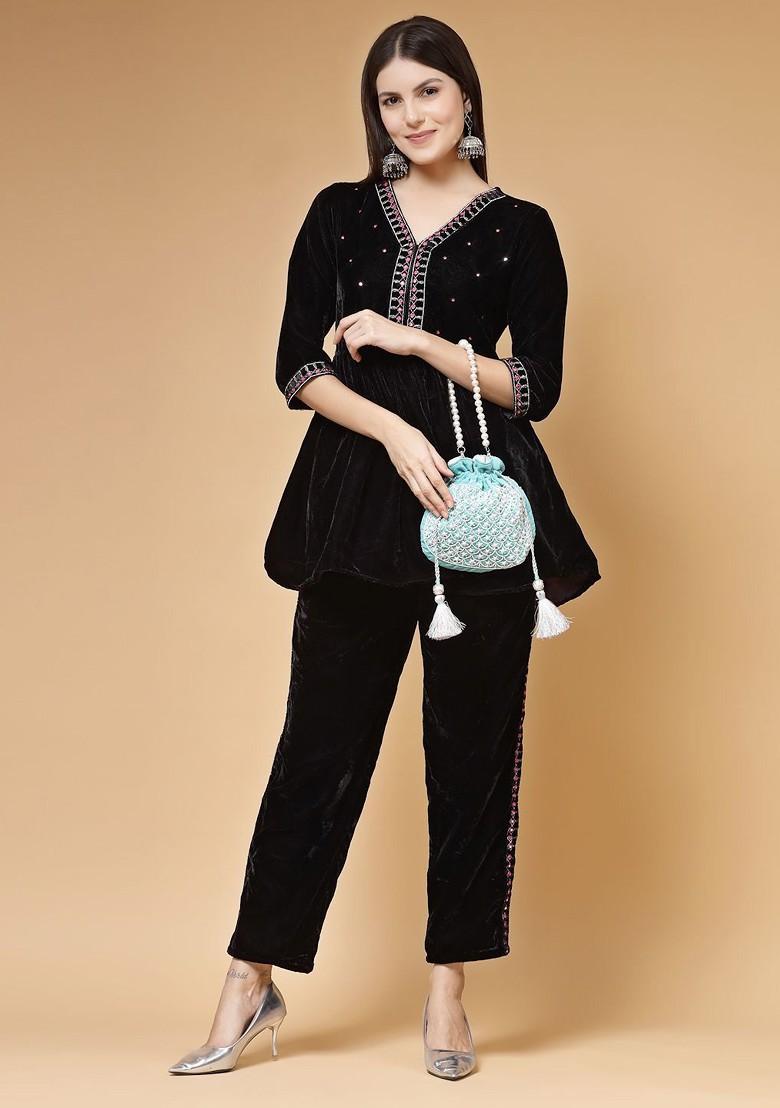 Embellished Tasselled Potli Clutch