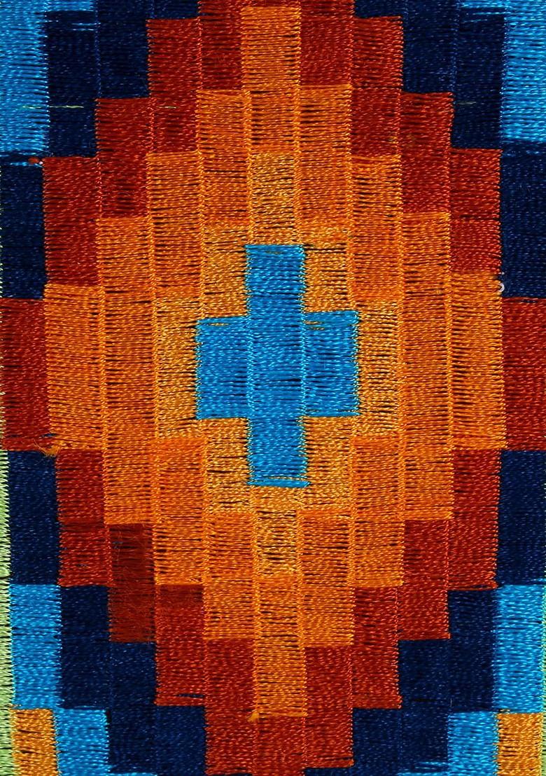 Multicoloured Embroidered Clutch