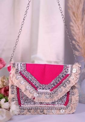 Women Embellished Miniature Clutch Bag
