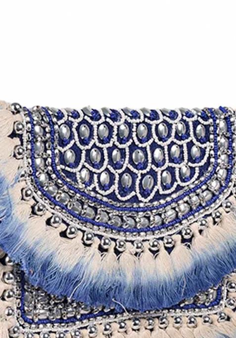 Embellished Structured Clutch Bag