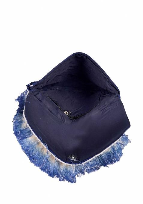 Embellished Structured Clutch Bag