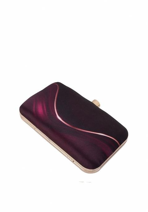 Water Resistant Printed Box Clutch