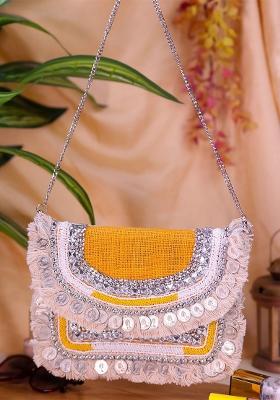 Women Embellished Miniature Clutch Bag