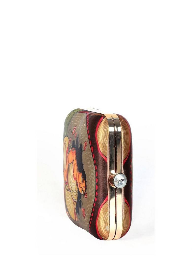 Printed Box Clutch