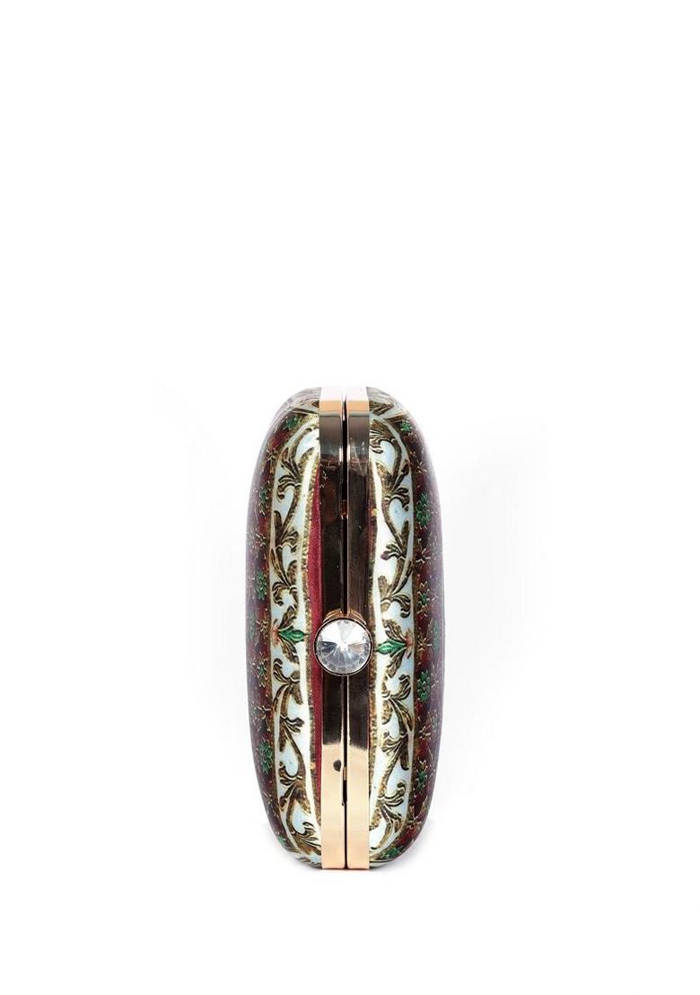 Printed Box Clutch