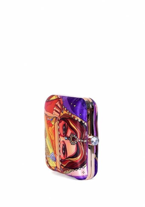 Printed Box Clutch