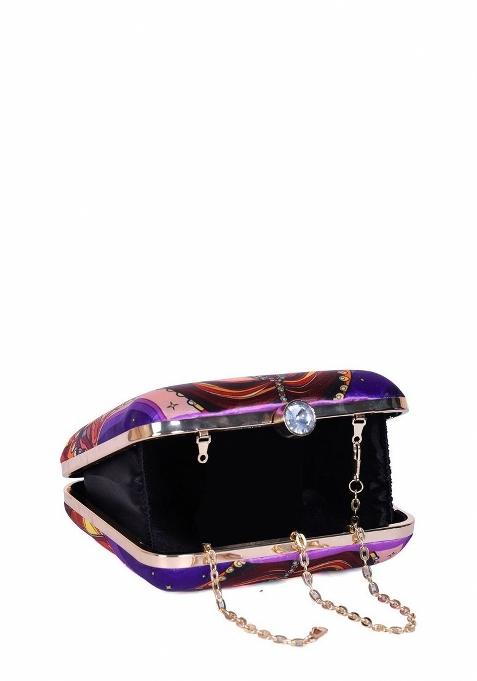 Printed Box Clutch