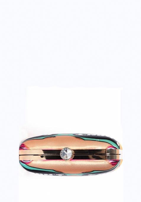 Printed Box Clutch