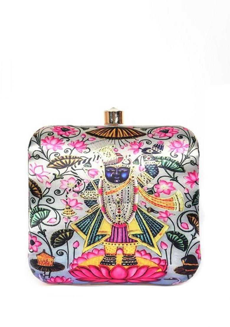 Printed Box Clutch