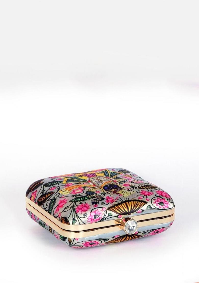 Printed Box Clutch