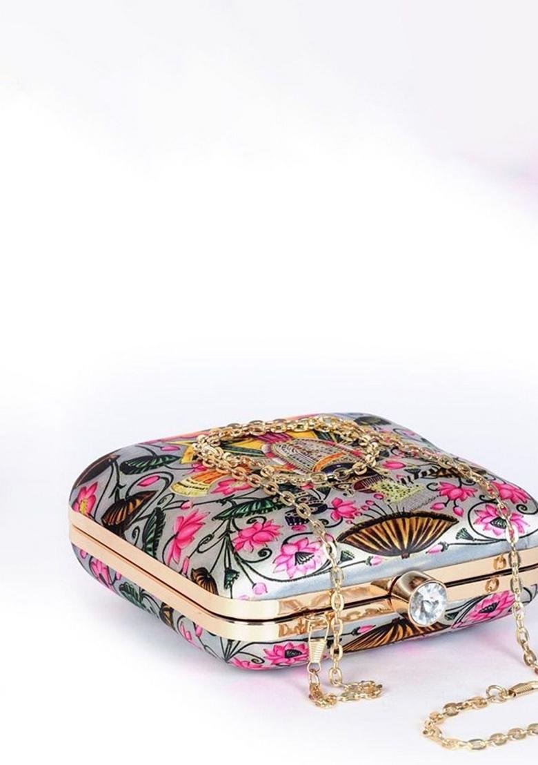 Printed Box Clutch