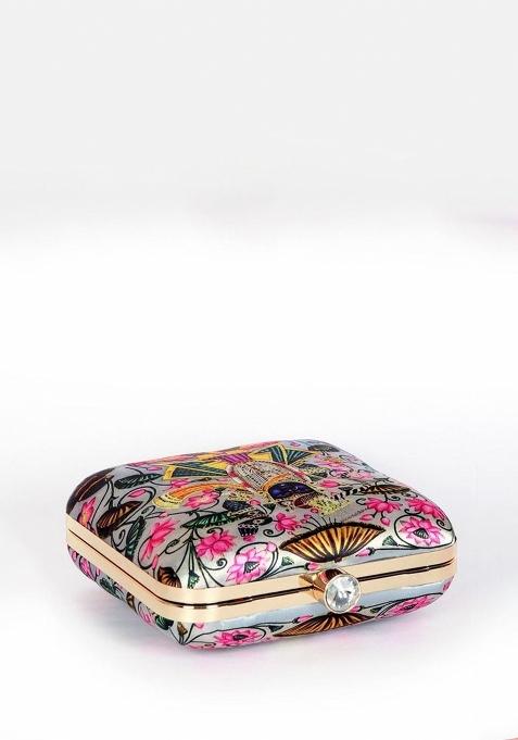 Printed Box Clutch