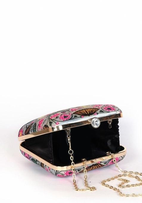 Printed Box Clutch