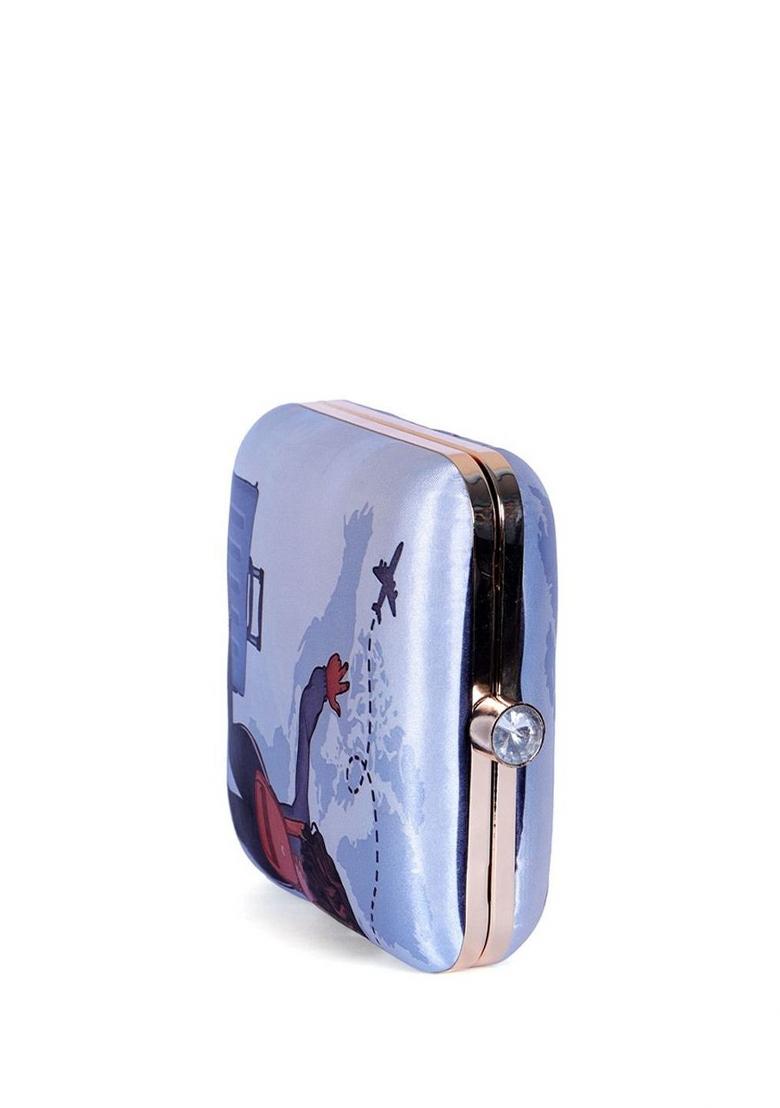Printed Box Clutch