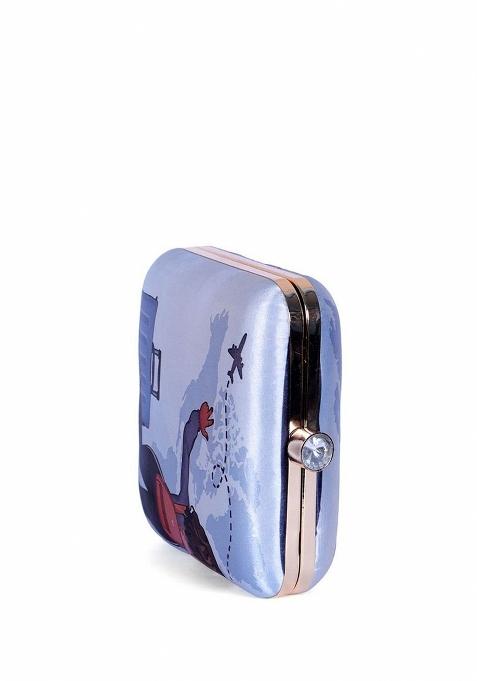Printed Box Clutch