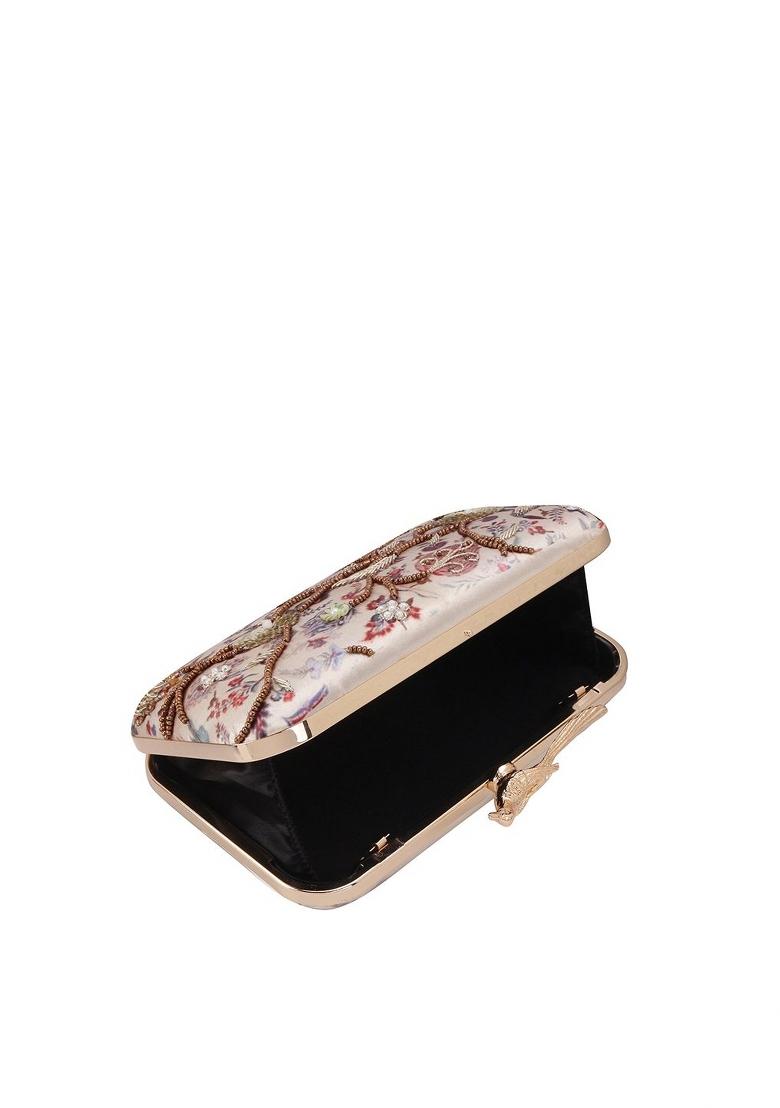 Embellished Box Clutch