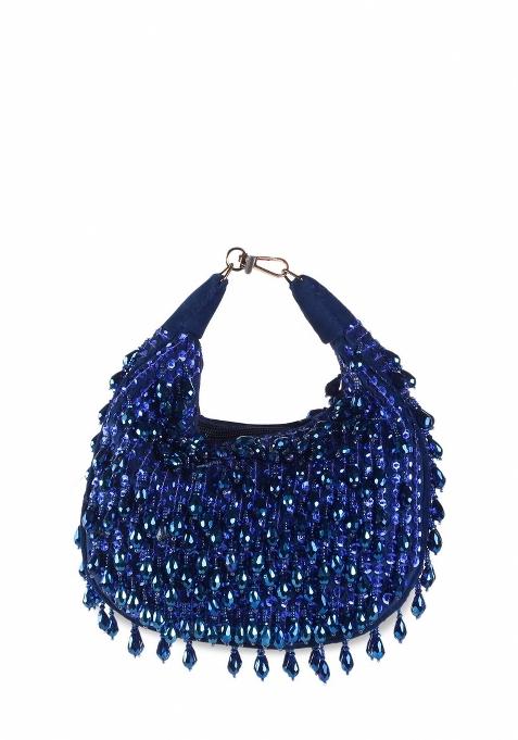 Embellished Structured Clutch Bag