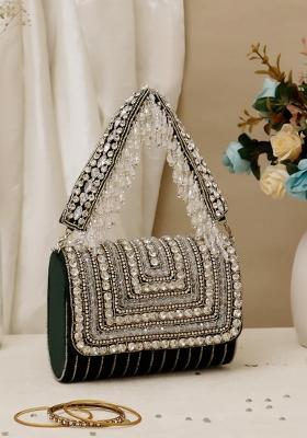 Shopper Clutch Bag With Fringed