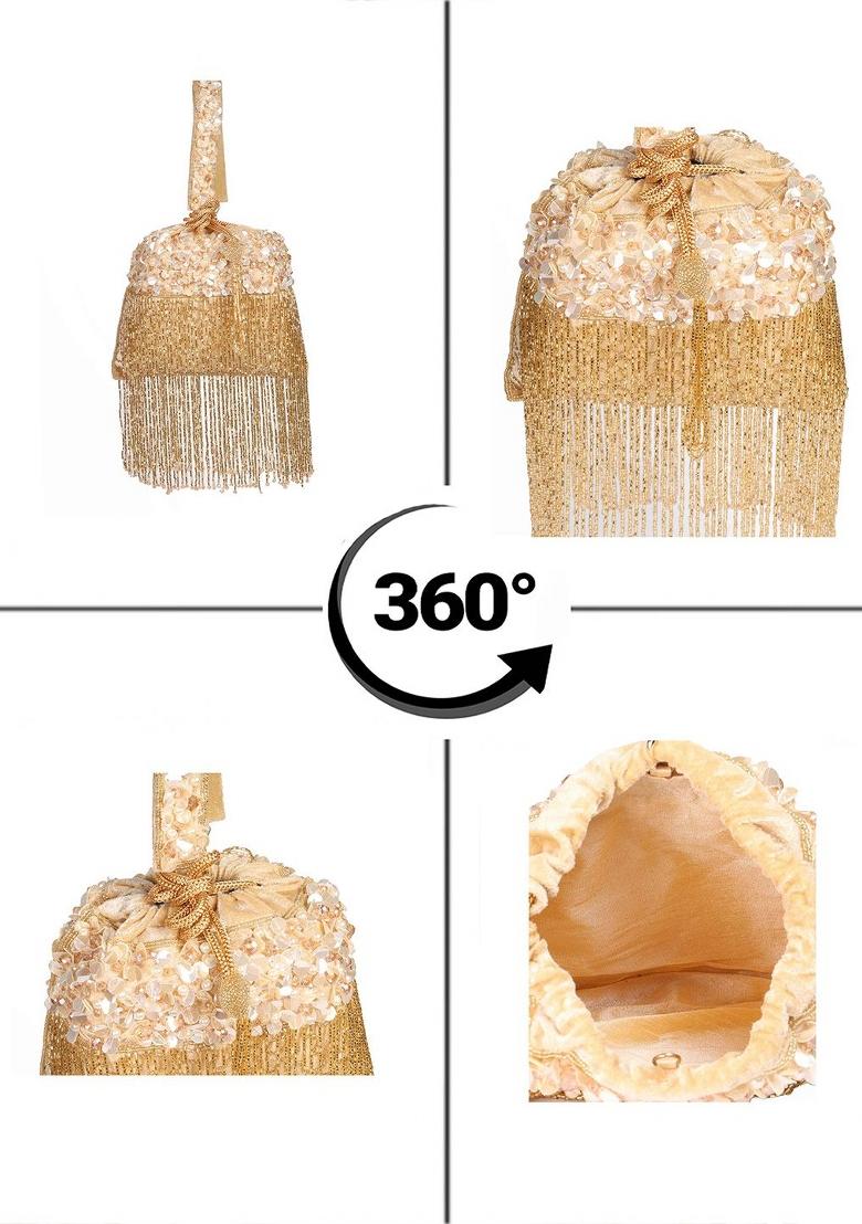 Embellished Shopper Clutch Bag