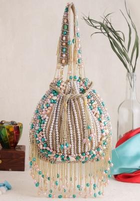 Water Resistant Embellished Potli