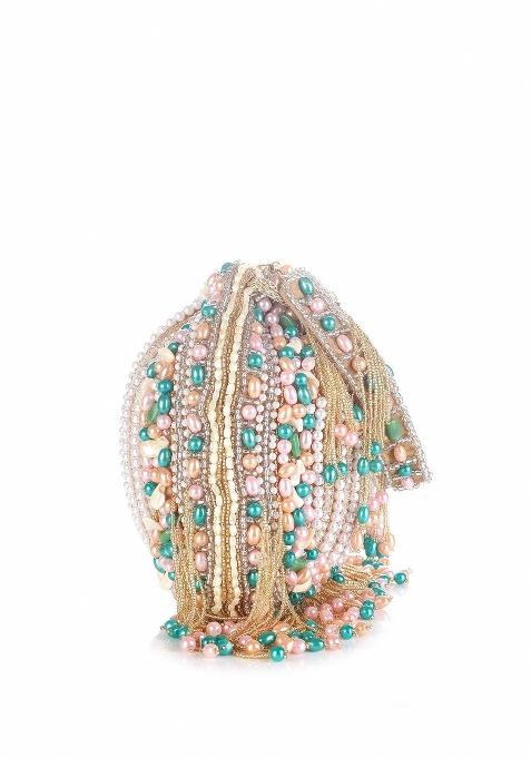 Water Resistant Embellished Potli