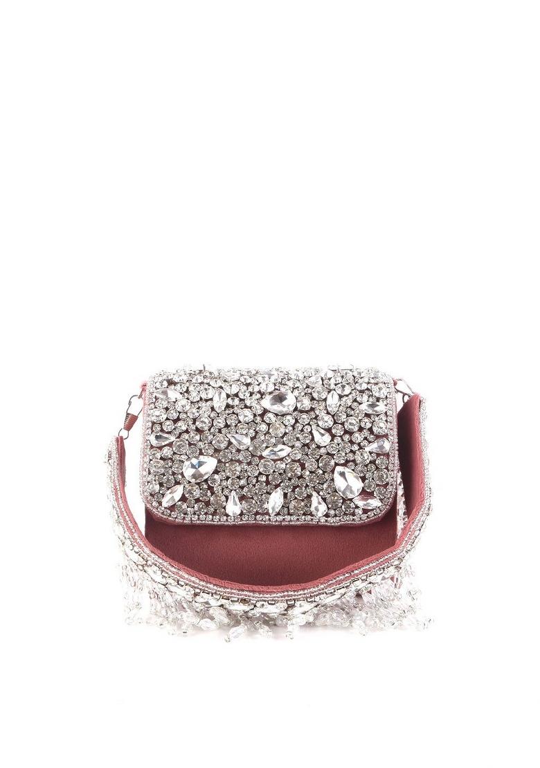 Embellished Envelope Clutch - Indya