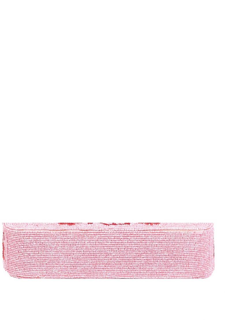 Women Floral Baguette Clutch Bag