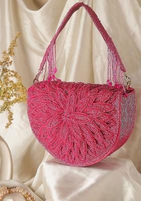 Embellished Structured Clutch Bag