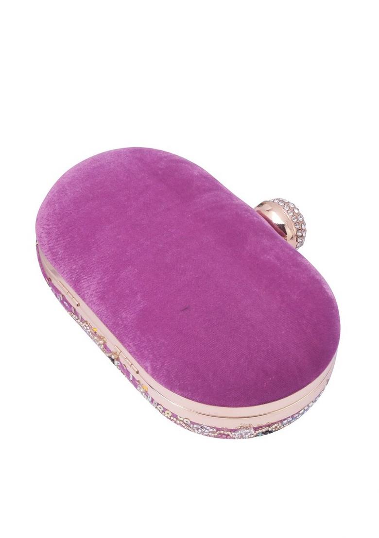 Embellished Box Clutch